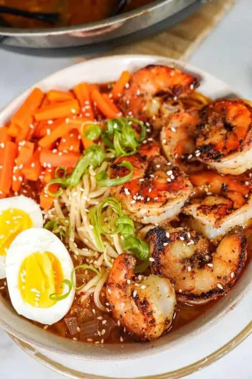 Garlic Butter Shrimp Ramen