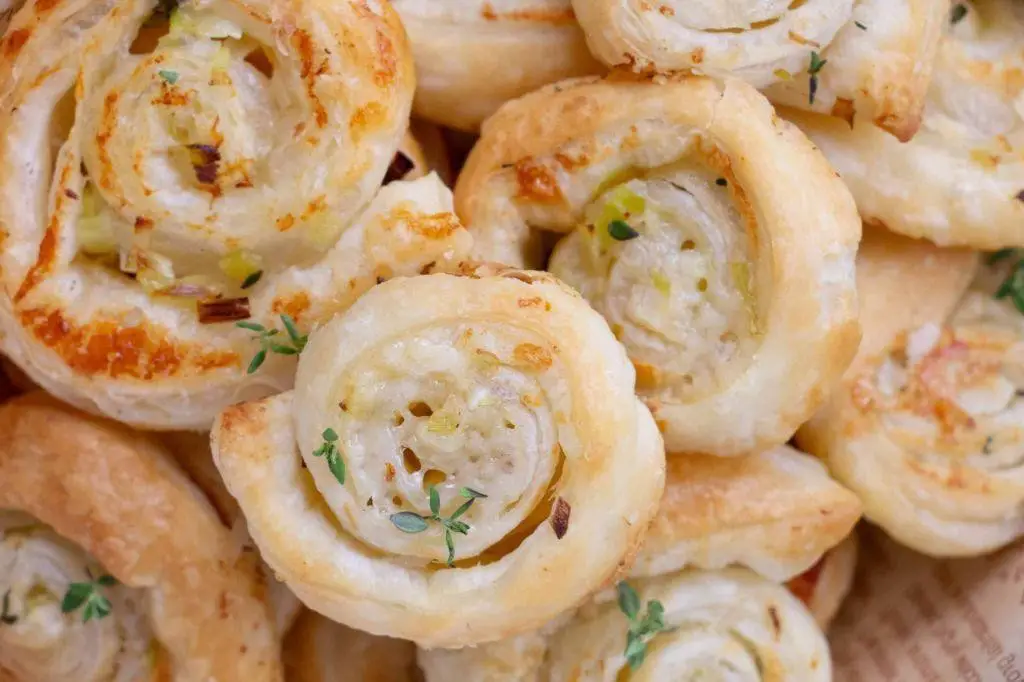 Garlic Herb Puff Pastry Pinwheels