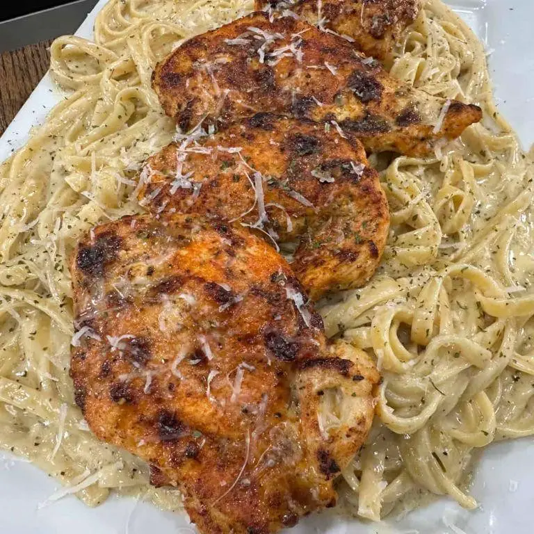 Garlic Parmesan Chicken Alfredo