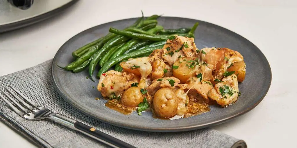 Garlic Parmesan Italian Chicken Crockpot