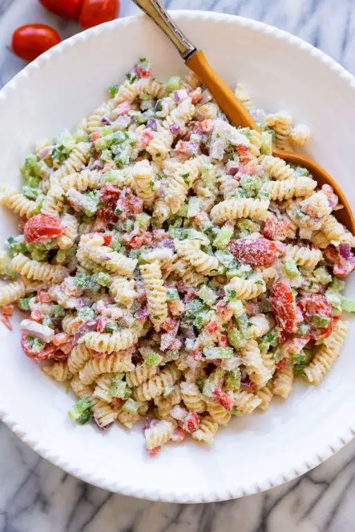 Garlic Parmesan Pasta Salad