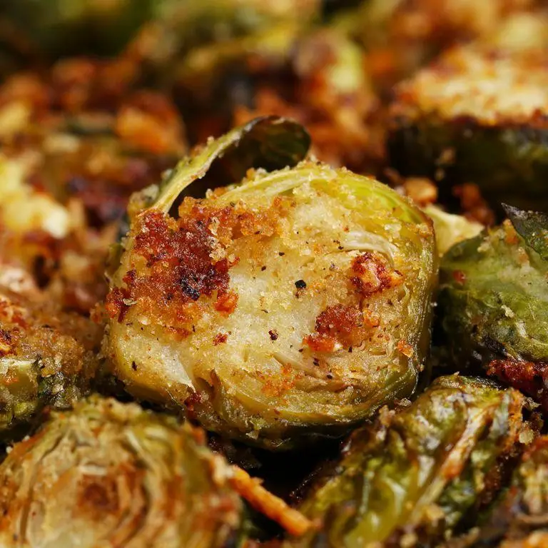 Garlic Parmesan Roasted Brussel Sprouts