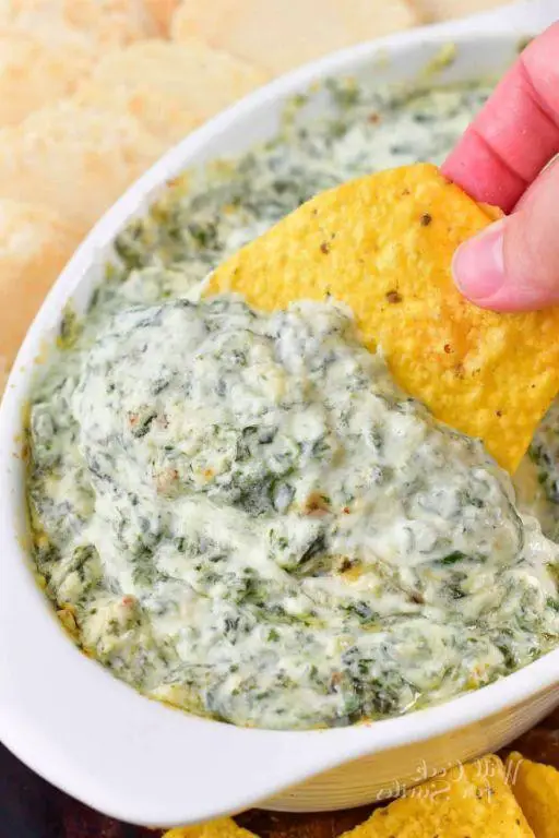 Garlic Parmesan Spinach Dip