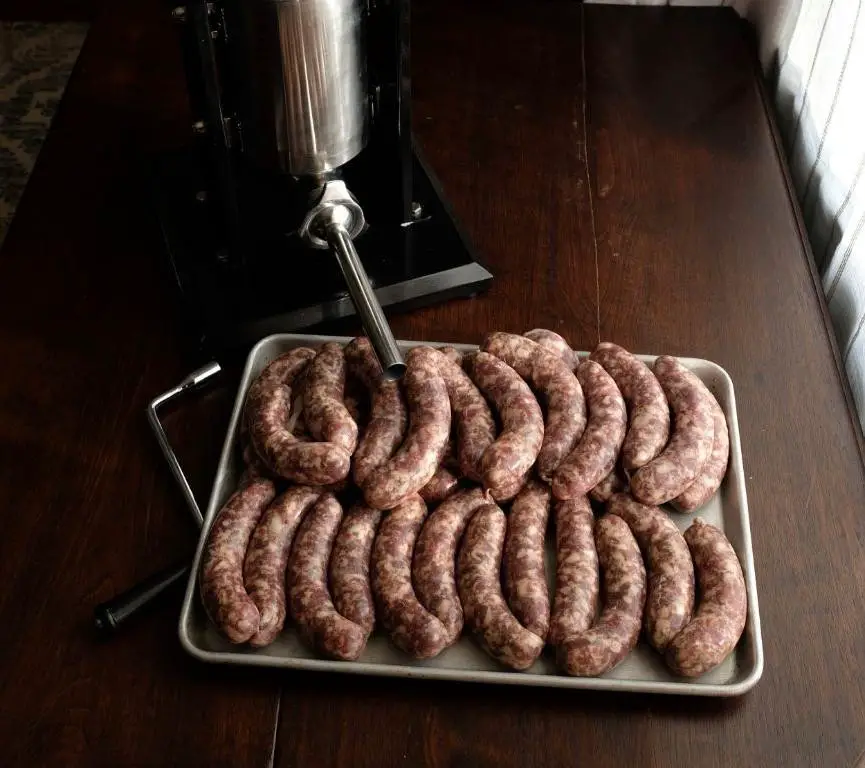 Garlic and Sage Venison Sausage