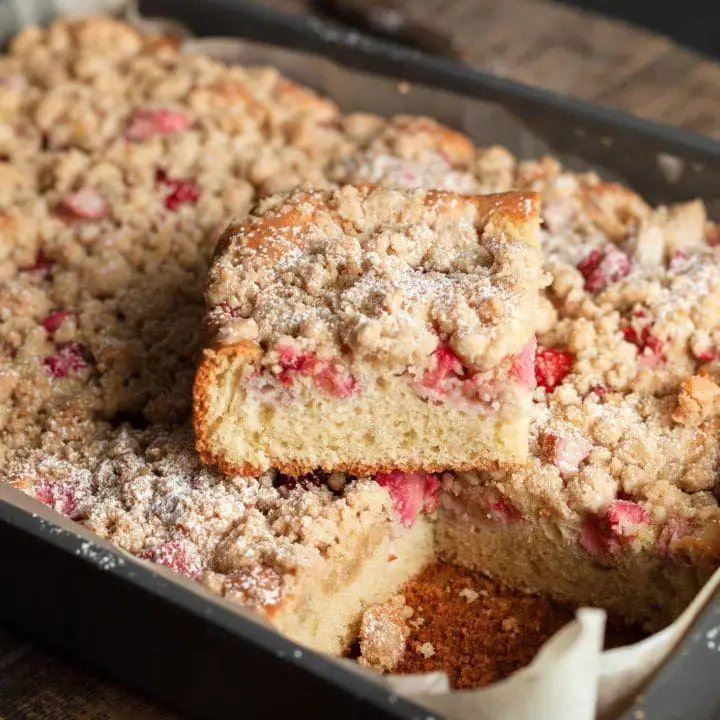 Gluten-Free Rhubarb Coffee Cake