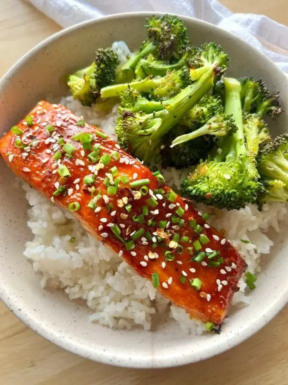 Gochujang Honey Glazed Salmon