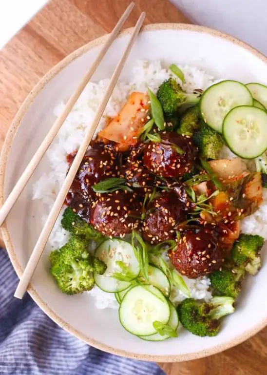 Gochujang Meatballs