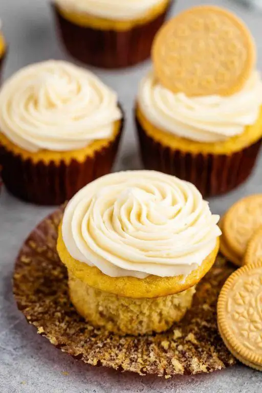 Golden Oreo Cupcakes