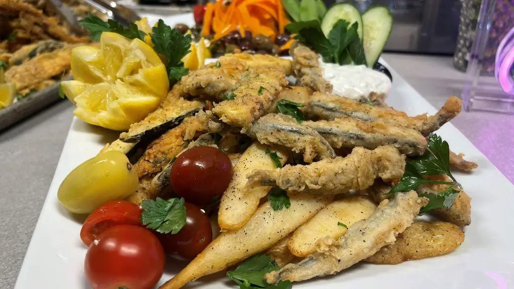 Greek Style Fish Fry with Tzatziki