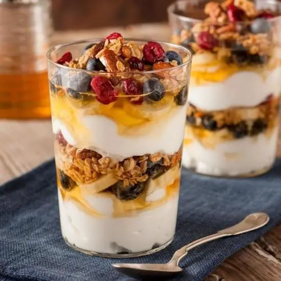 Greek Yogurt and Honey Parfait