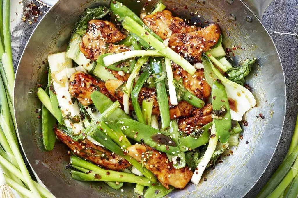 Green Onion Chicken Stir-Fry