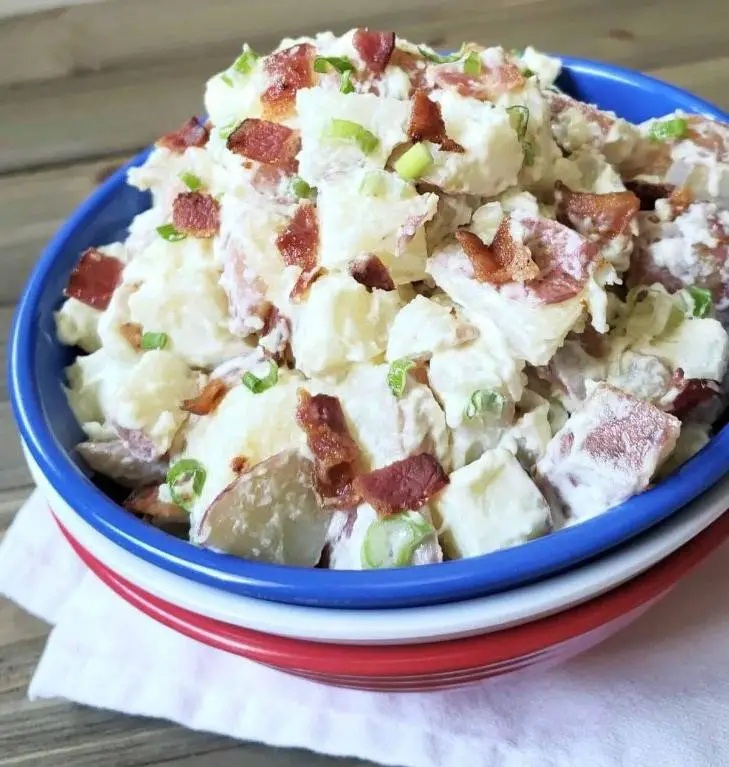Green Onion and Bacon Potato Salad