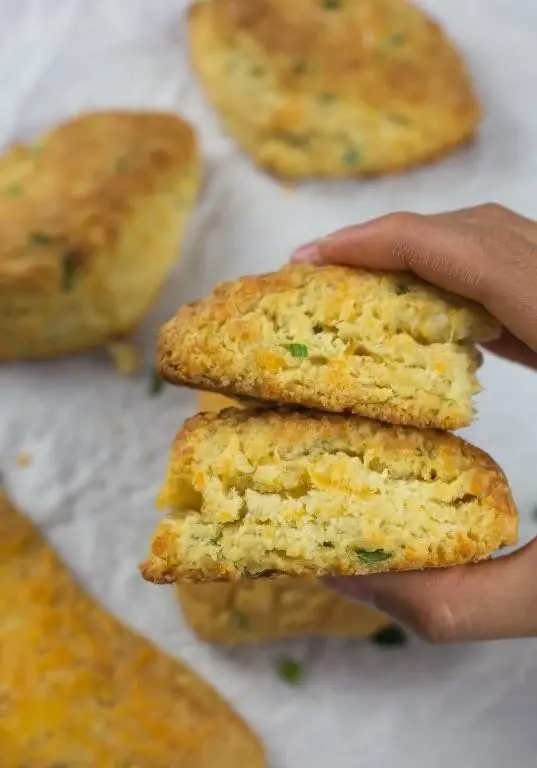 Green Onion and Cheese Scones