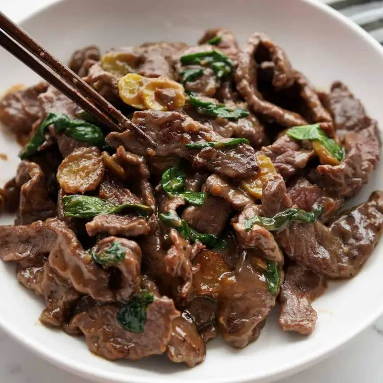 Green Onion and Ginger Beef