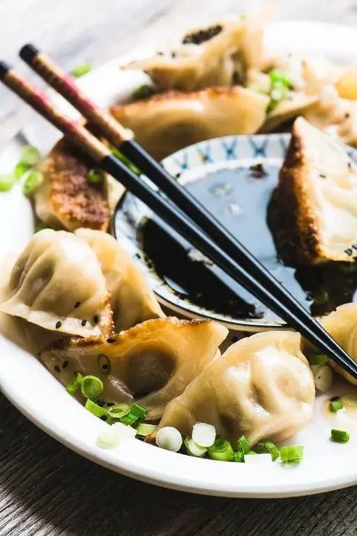 Green Onion and Pork Dumplings