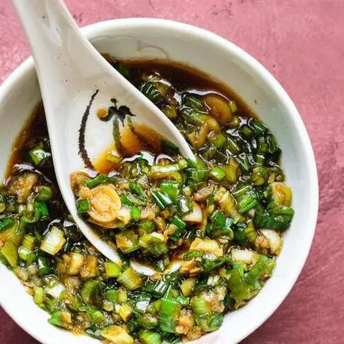 Green Onion and Sesame Oil Dressing