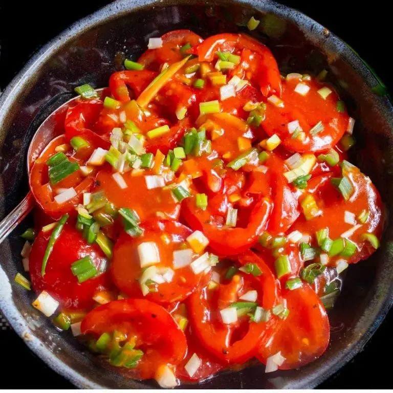 Green Onion and Tomato Salad