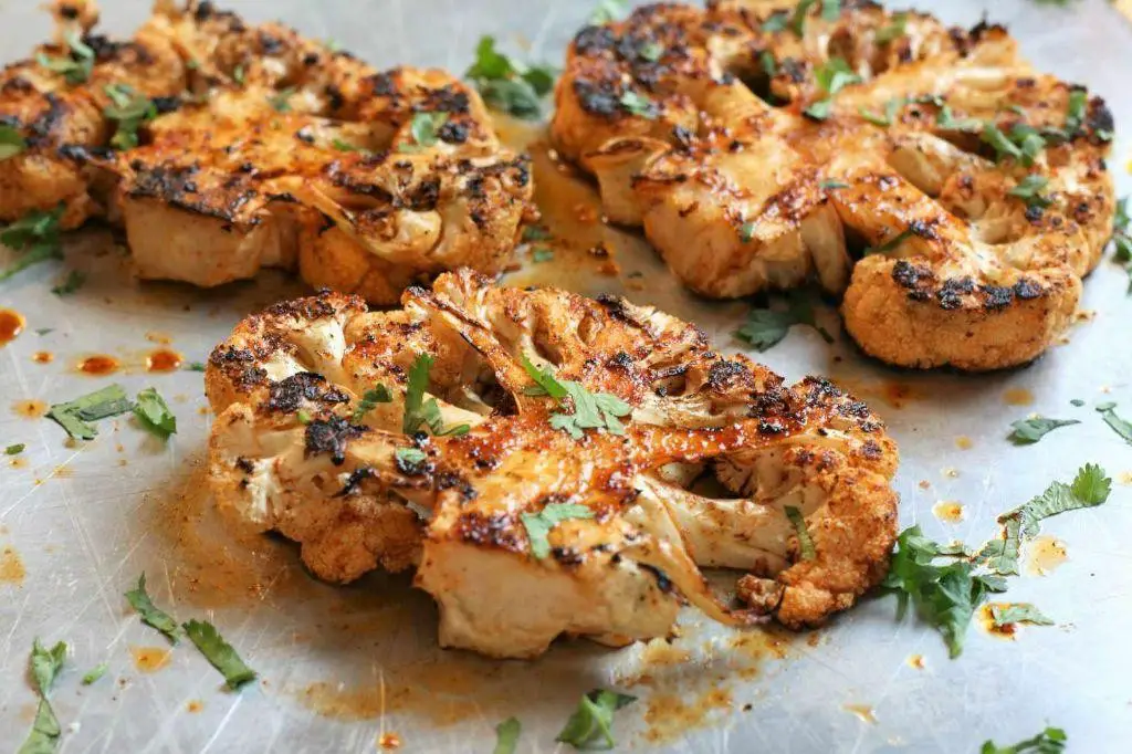 Grilled Cauliflower Steaks
