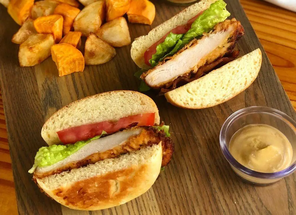 Grilled Chicken Club Sandwich with Honey Mustard