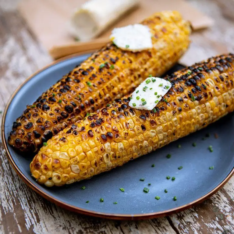 Grilled Corn on the Cob with Butter