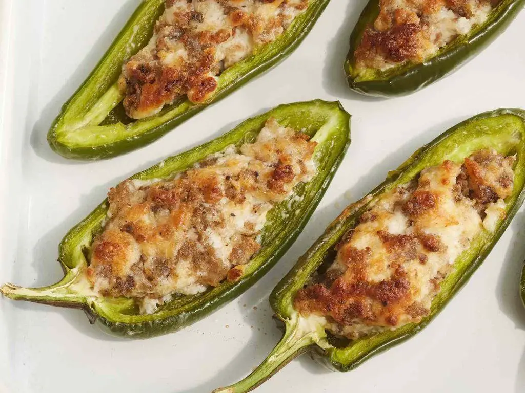 Grilled Sausage Stuffed Jalapenos