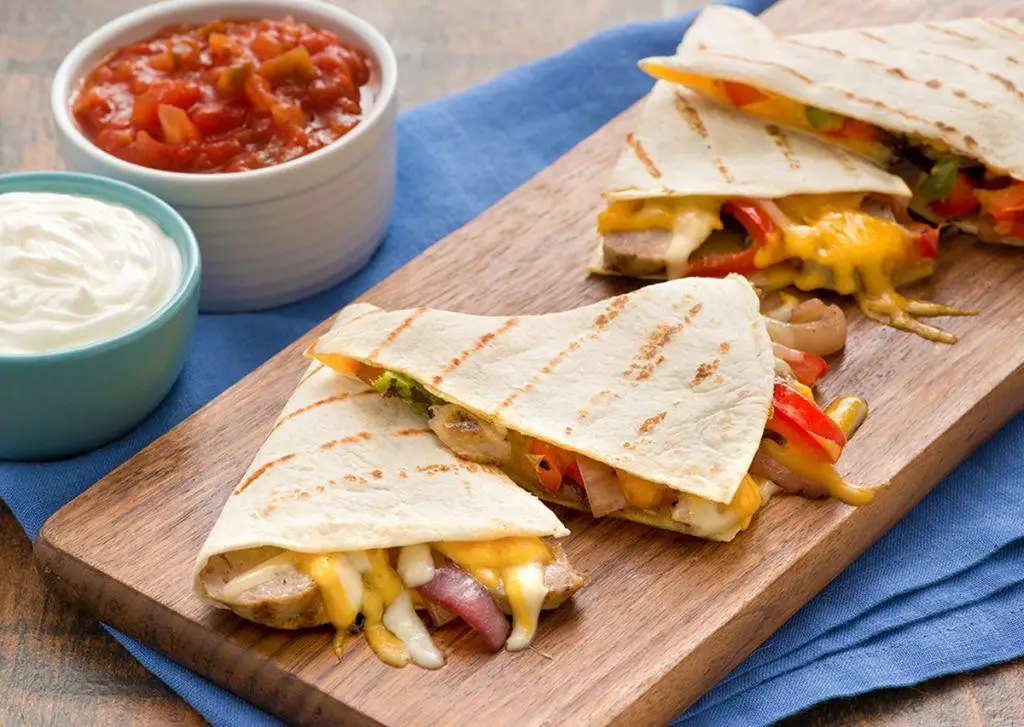 Grilled Sausage and Pepper Jack Quesadillas