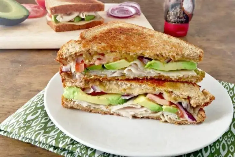 Grilled Spicy Turkey and Avocado Sandwich