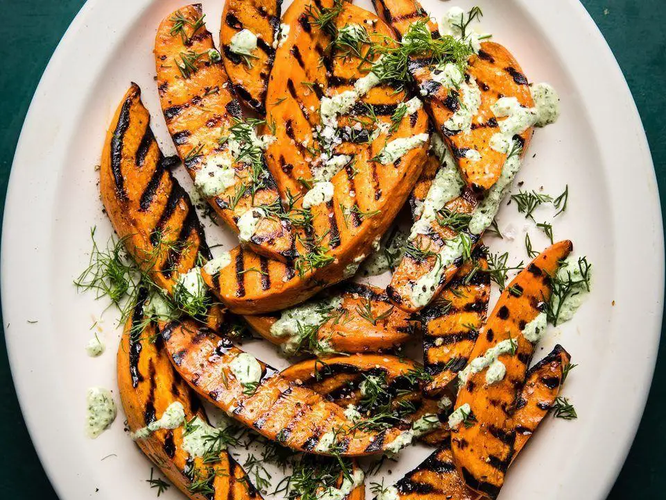 Grilled Sweet Potatoes