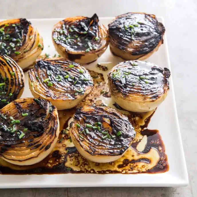 Grilled Vidalia Onions with Balsamic Glaze