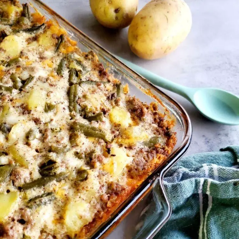 Ground Beef and Green Bean Casserole