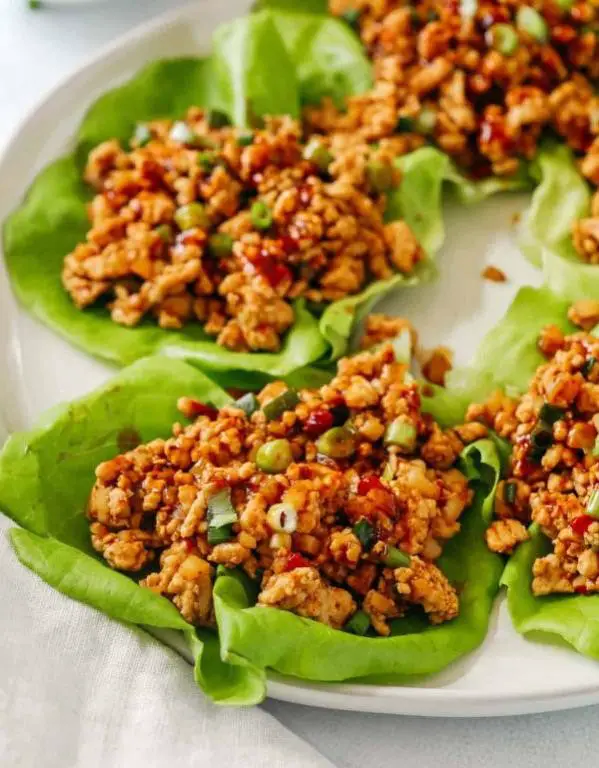 Ground Turkey and Rice Lettuce Wraps
