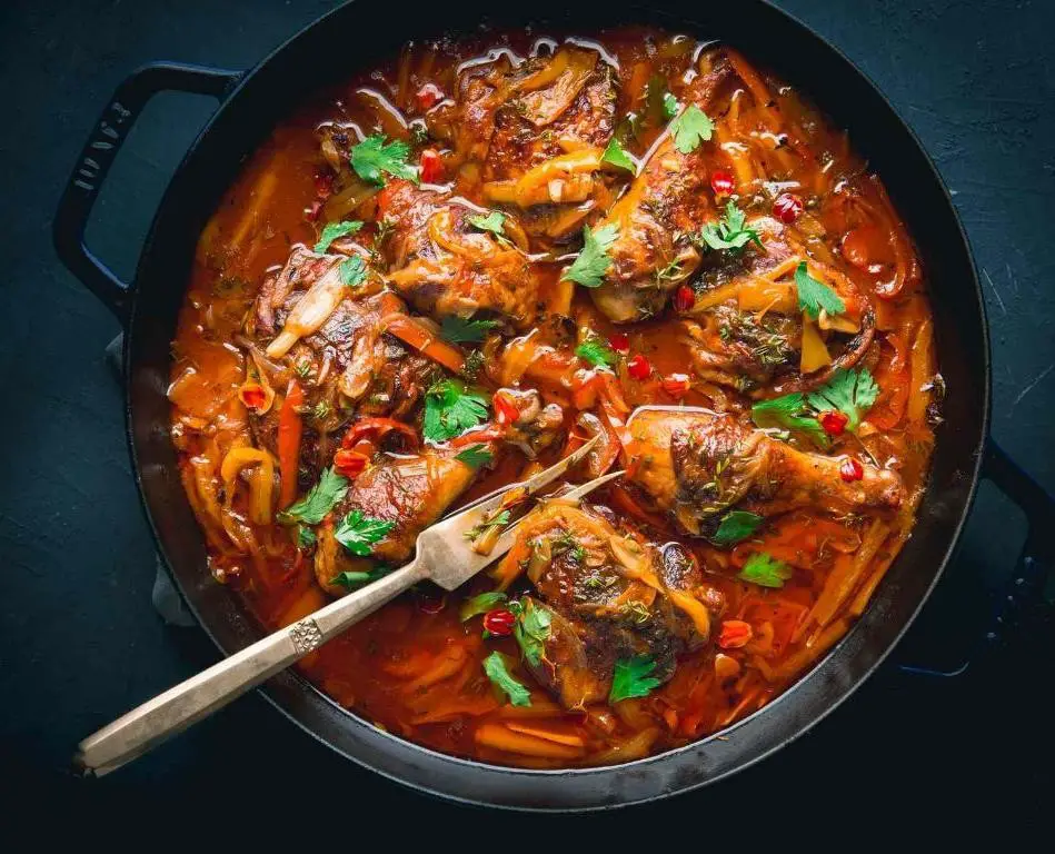 Haitian Chicken in Creole Sauce