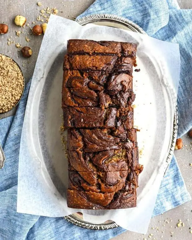 Hazelnut Flour Banana Bread