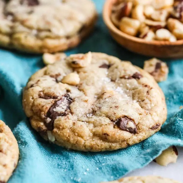 Hazelnut Flour Chocolate Chip Cookies