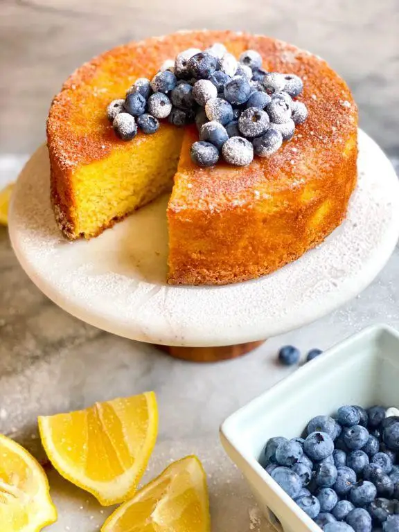Hazelnut Flour Lemon Cake