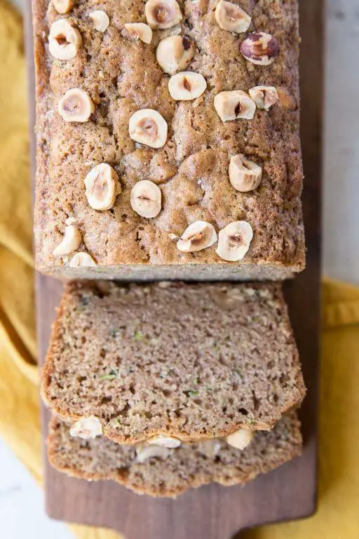 Hazelnut Flour Zucchini Bread