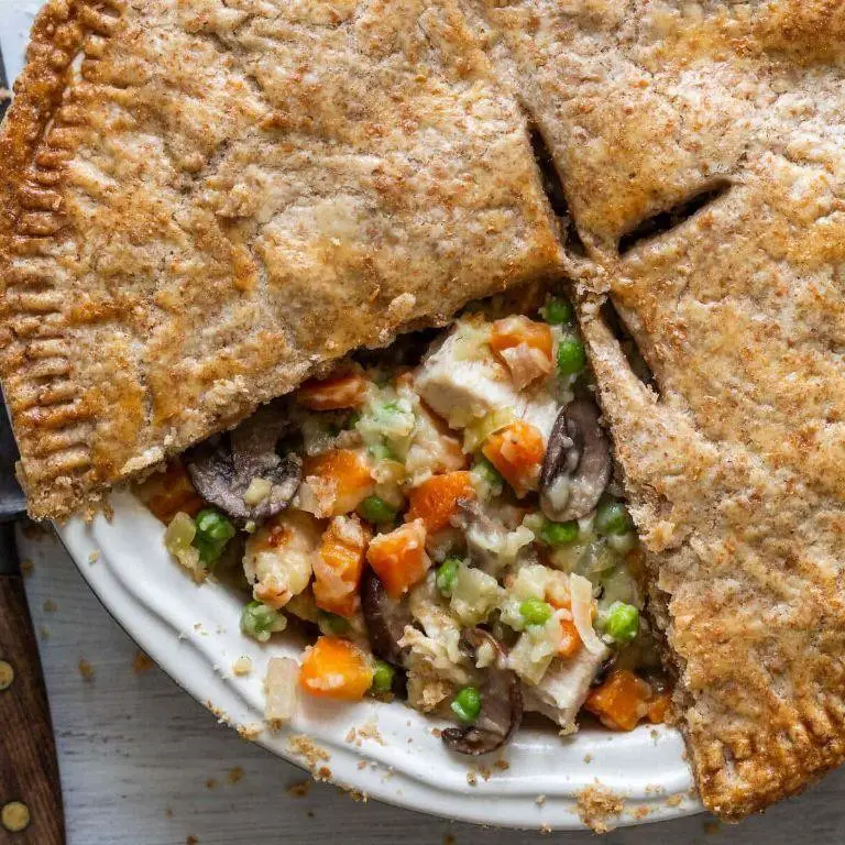 Healthy Chicken Pot Pie with Whole Wheat Crust