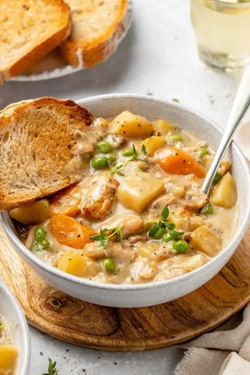 Healthy Italian Chicken Crockpot Stew