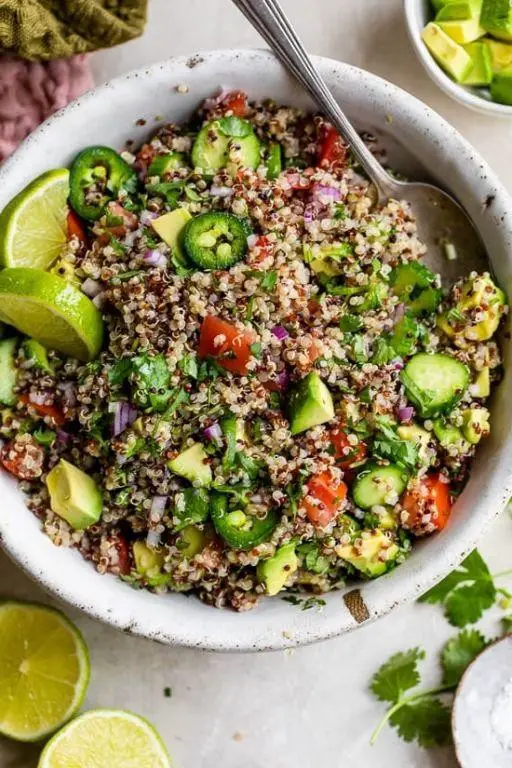 Healthy Quinoa Salad with Avocado