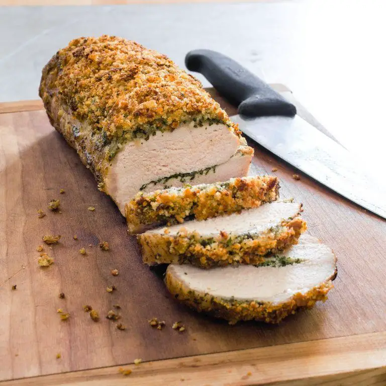Herb Crusted Chopped Pork Roast
