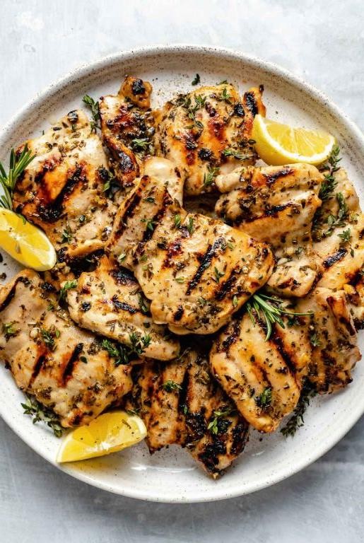 Herb Marinated Grilled Chicken Sausage