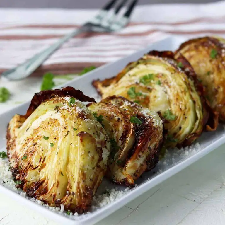 Herbed Air Fryer Cabbage