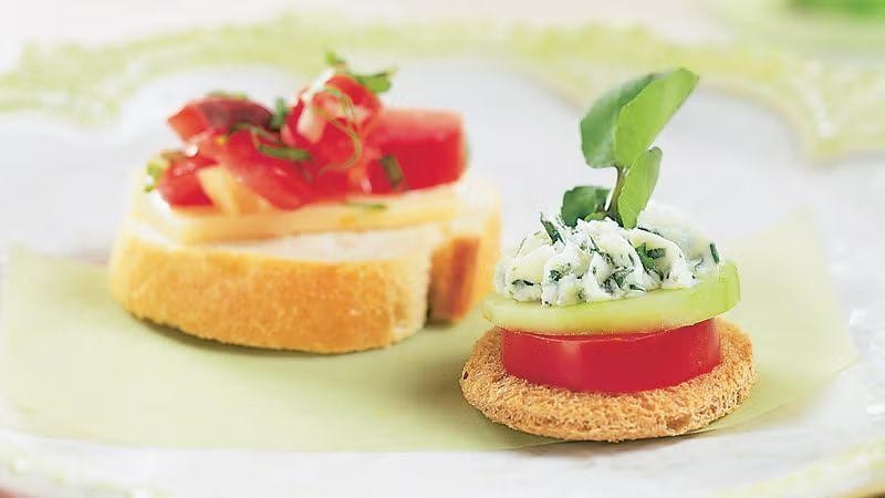 Herbed Goat Cheese and Cucumber Tea Sandwiches