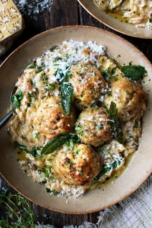 Herbed Ground Chicken Sausage Meatballs