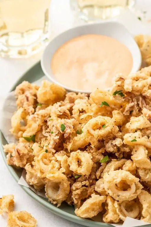 Hibachi Calamari with Spicy Mayo