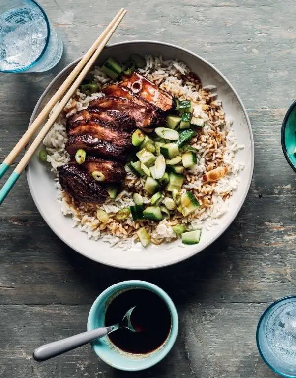 Hibachi Duck with Hoisin Sauce