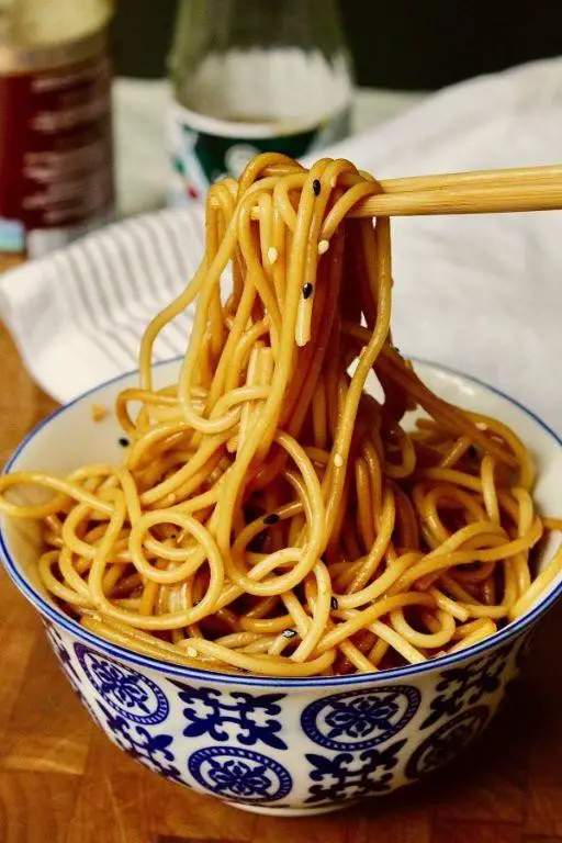 Hibachi Noodles with Soy Sauce