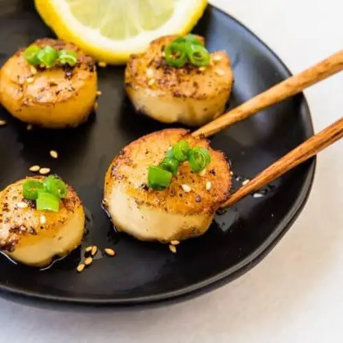 Hibachi Scallops with Lemon Butter