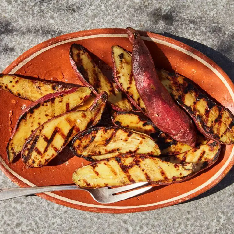 Hibachi Sweet Potatoes with Honey