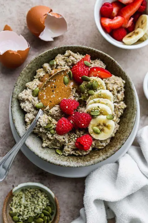 High Protein Egg and Oatmeal